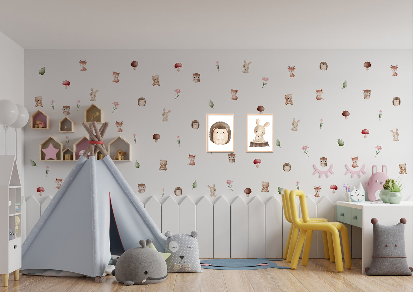 Woodland & Friends Removable Sticker Decals