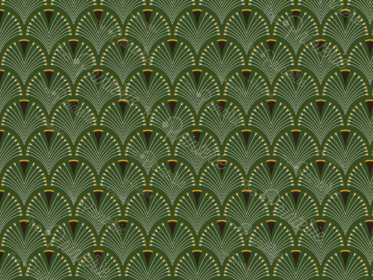 Emerald Palmette