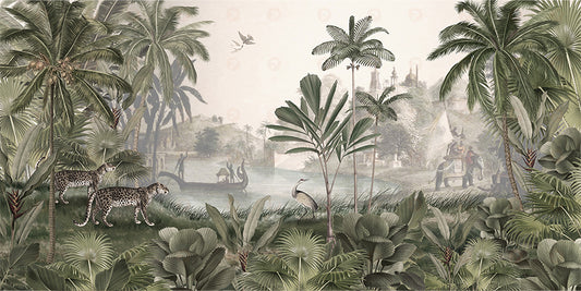 Leopard Landscape | Green