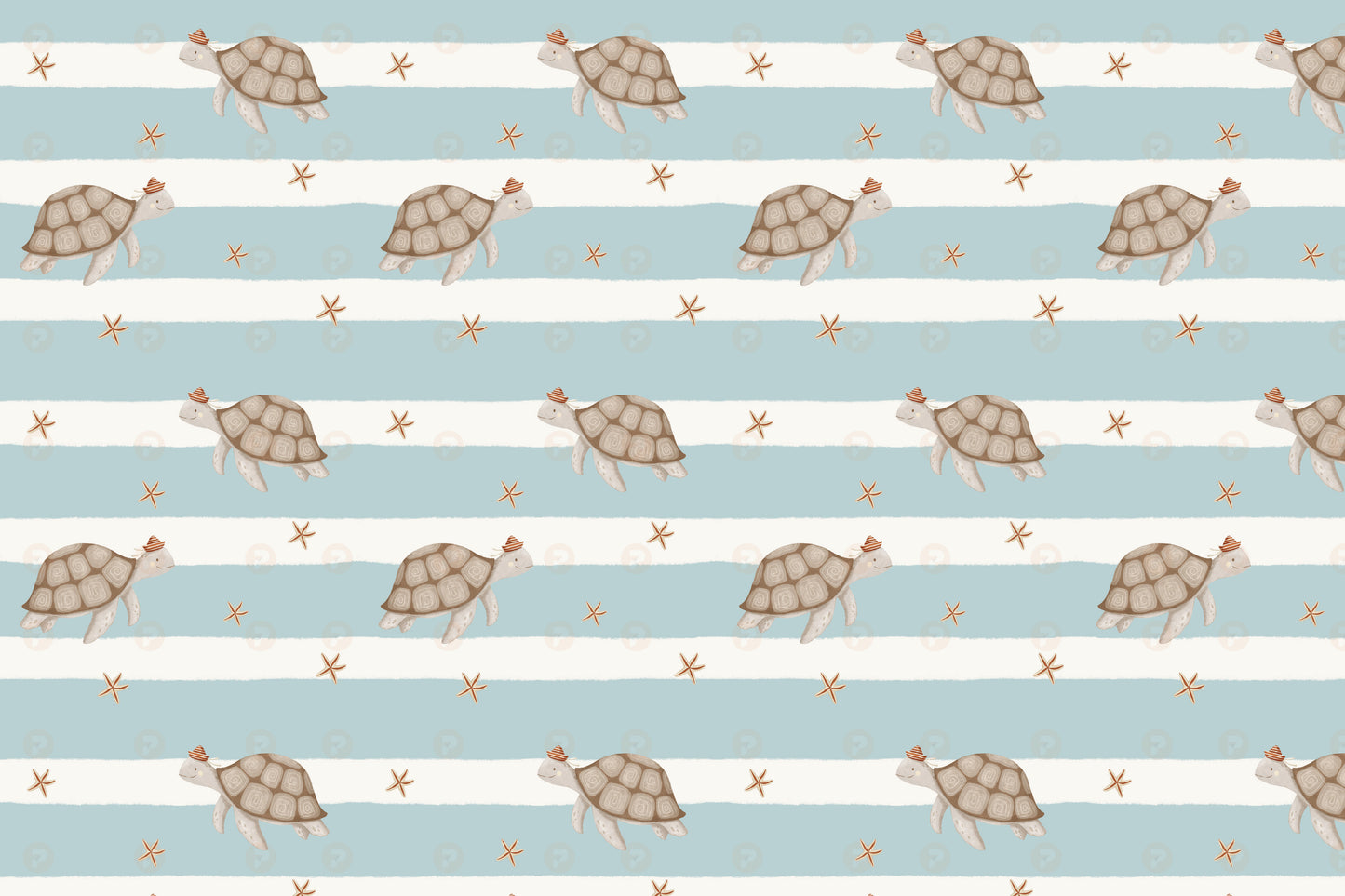 Turtle Time Stripes