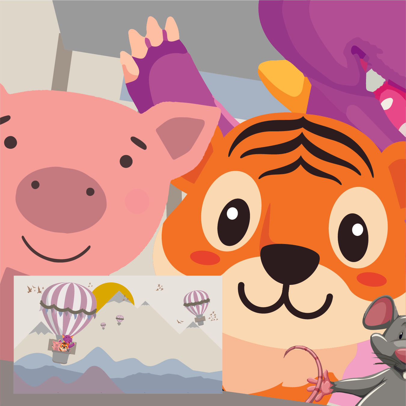 Animals & Hot Air Balloons