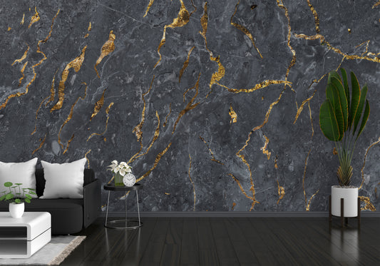 Black & Gold Marble