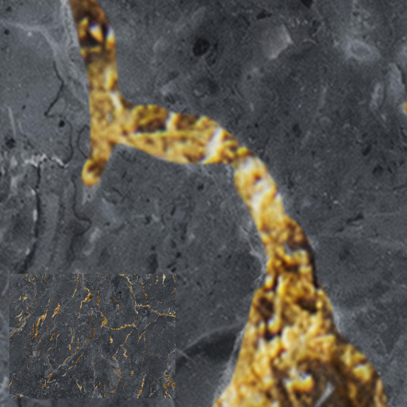 Black & Gold Marble