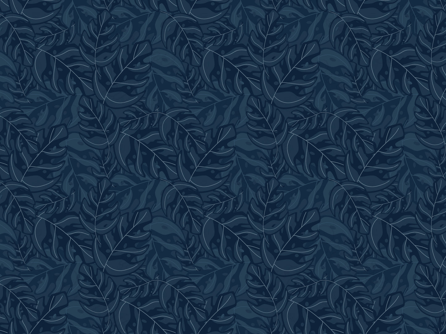 Dark Blue Leaves