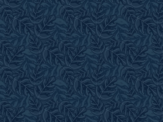 Dark Blue Leaves