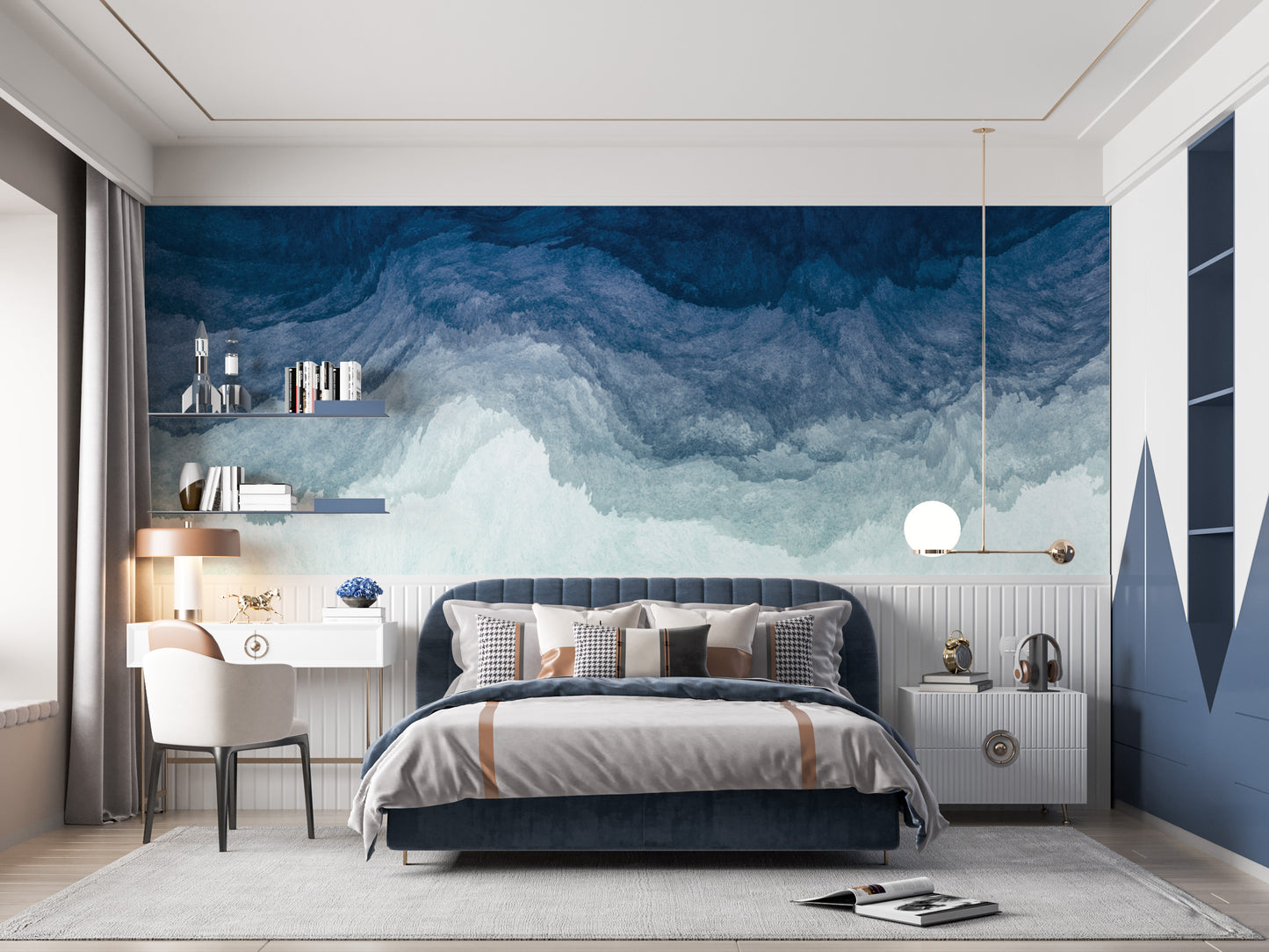 Blue Shade Waves