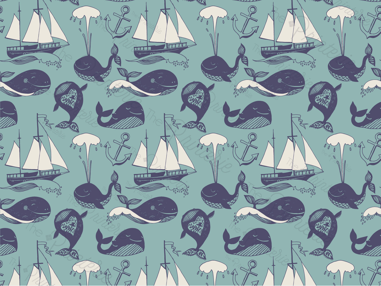 Teal Whales