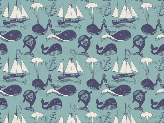 Teal Whales