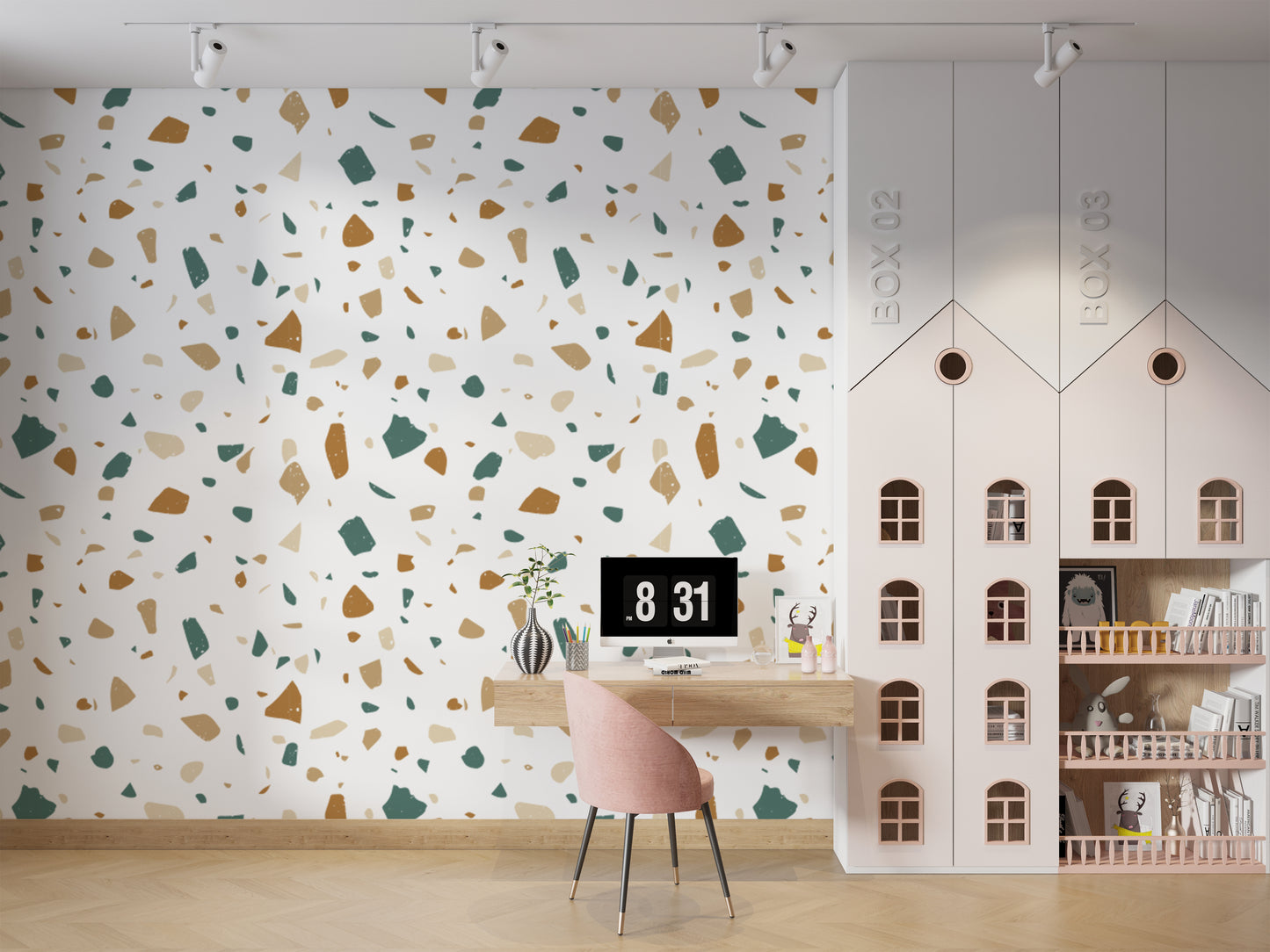 Terrazzo Brown & Blue