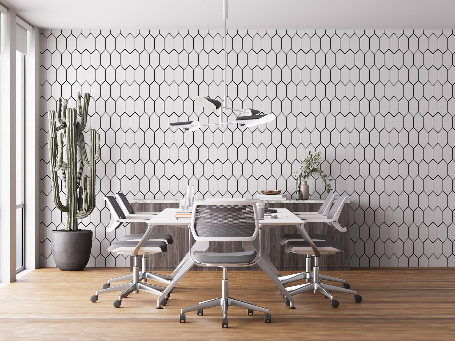 Geometric Diamond Wallpaper