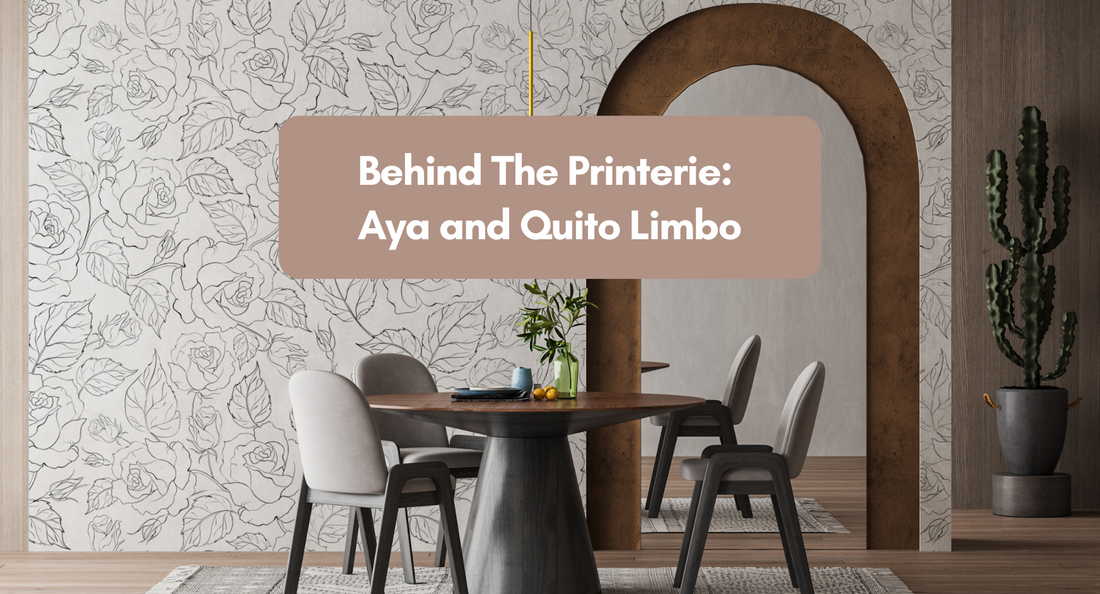 Behind The Printerie with Aya and Quito