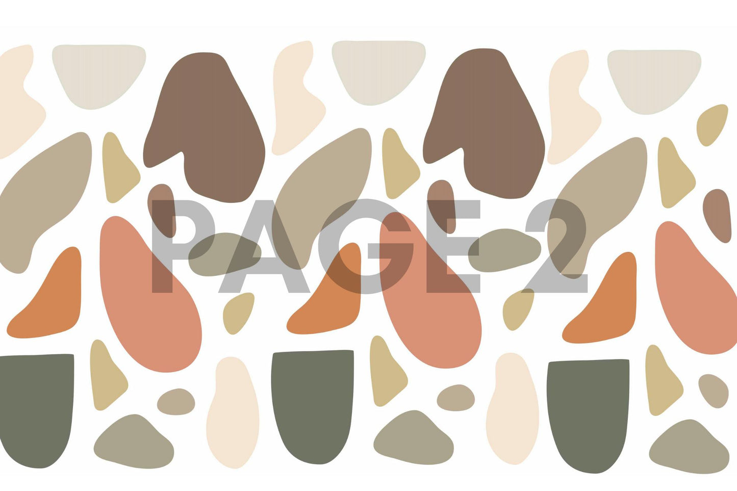 Earthy Abstract - Sticker Decals