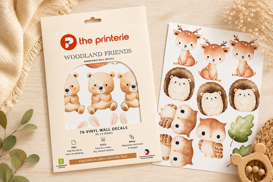 Forest Friends Removable Sticker Decals