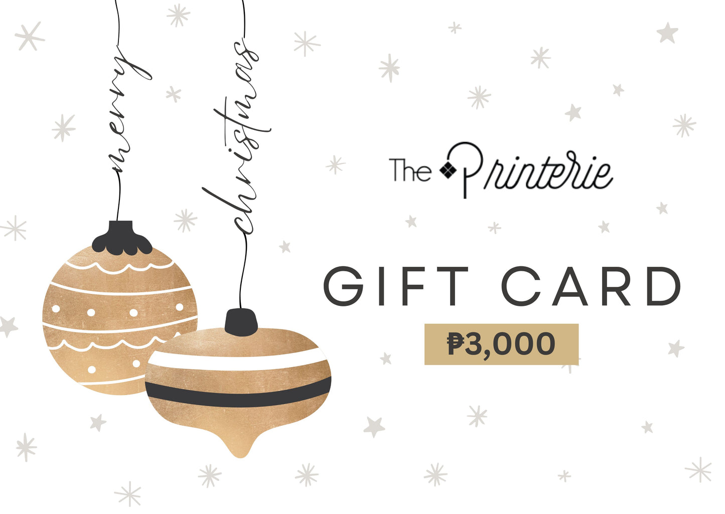 The Printerie Holiday Gift Card