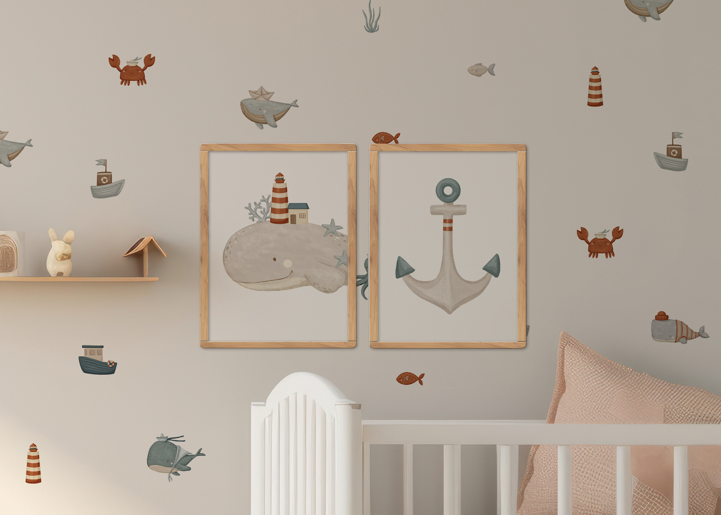Sea Voyage 2-PC Canvas Wall Art Prints