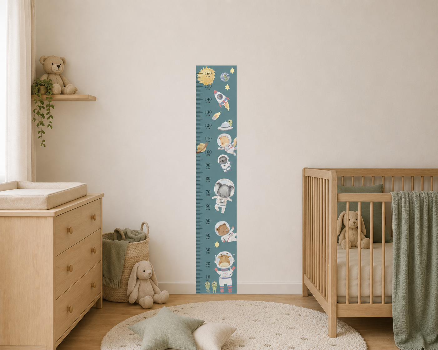 Animals in Space Height Chart