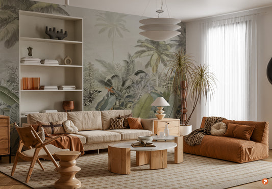 Green Jungle Mural