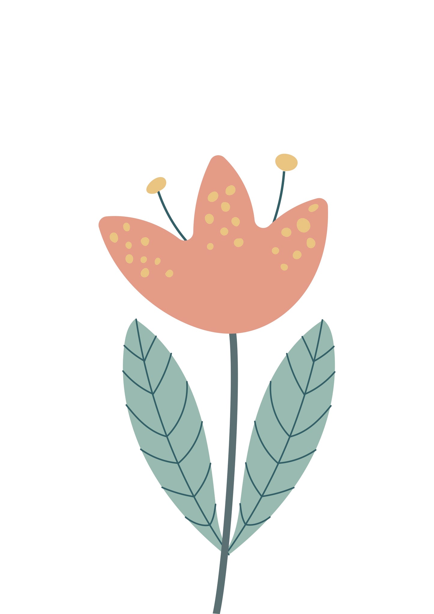 Minimal Botanical Removable Sticker Decals