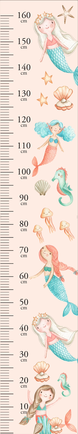 Mermaids Height Chart
