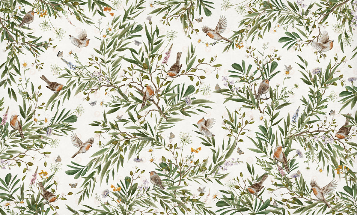 Playful Series | Robins | White
