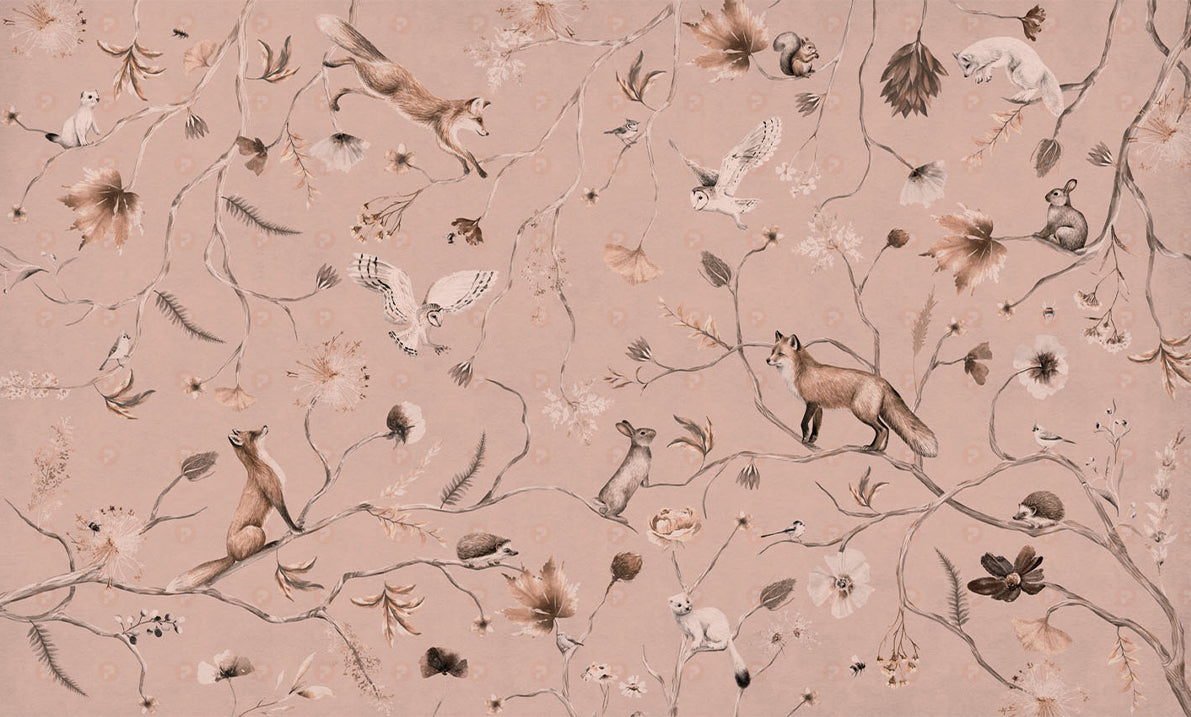 Playful Series | Forest | Mono Pink