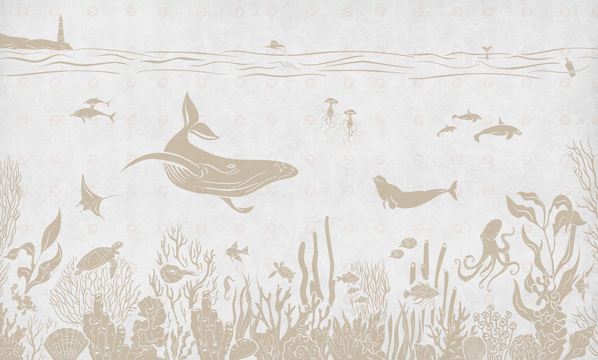 Monochrome Sea | White Vintage