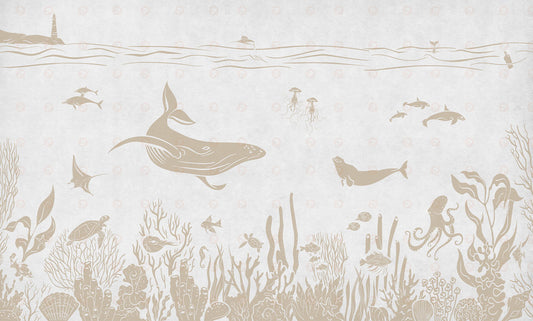 Monochrome Sea | White Vintage