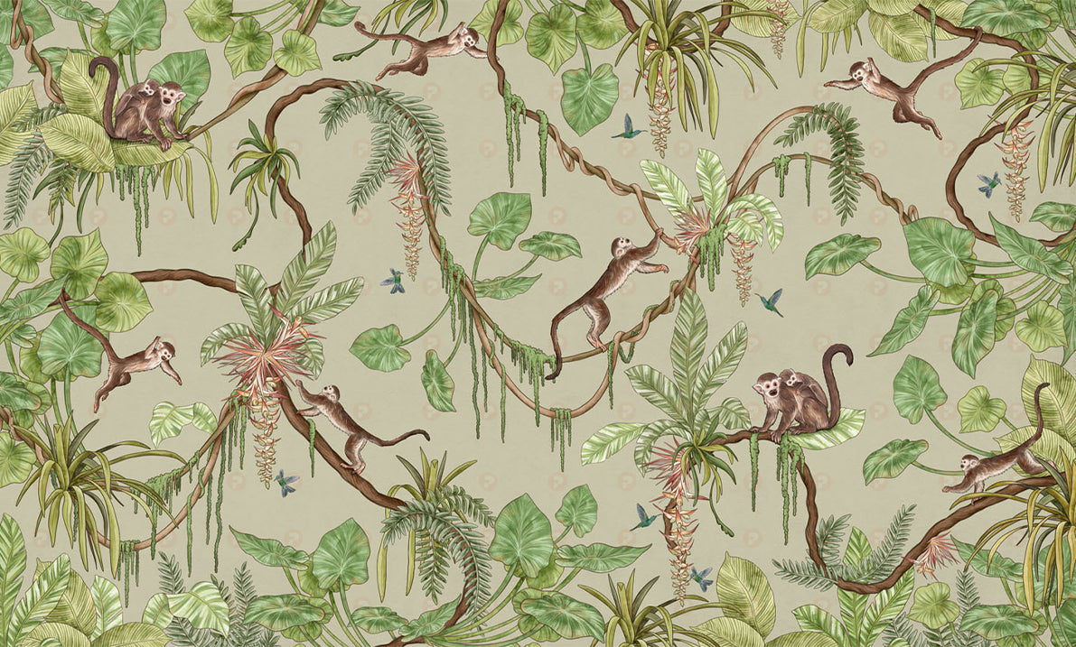 Playful Series | Monkey | Green