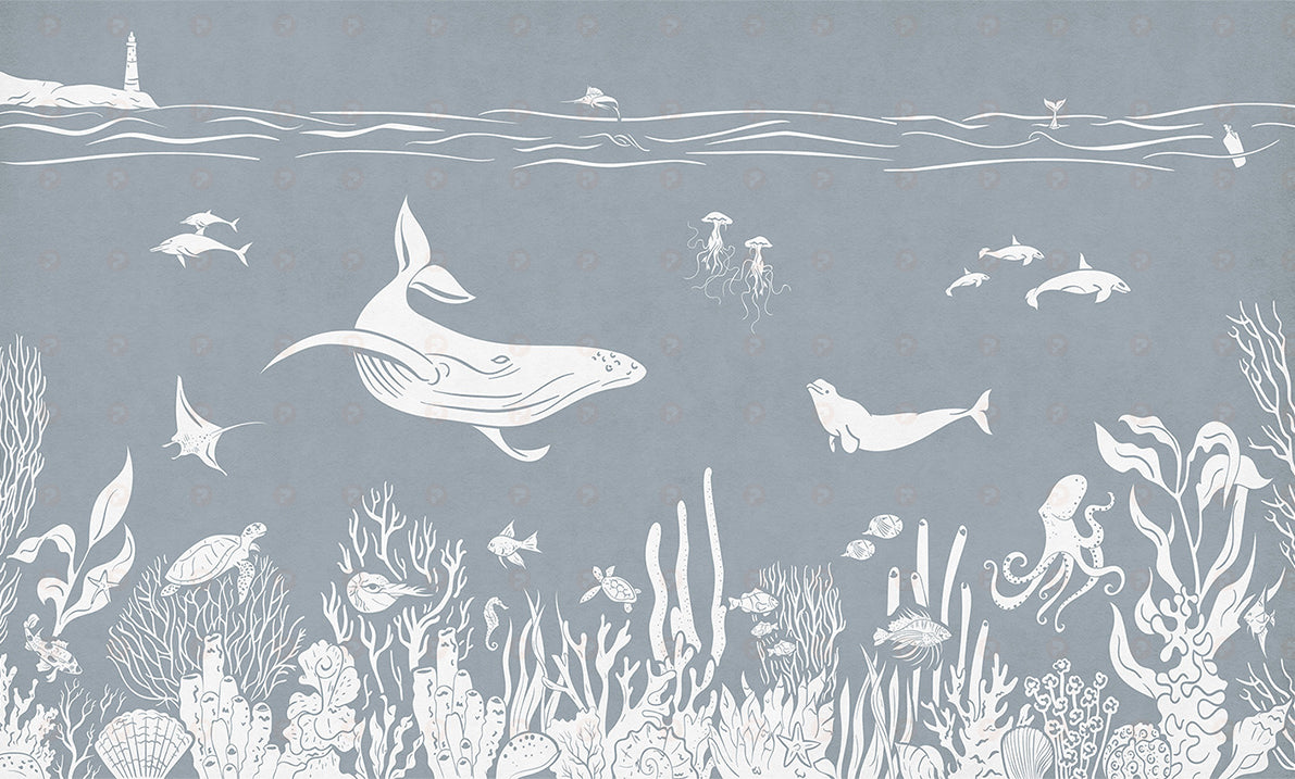 Monochrome Sea | Blue
