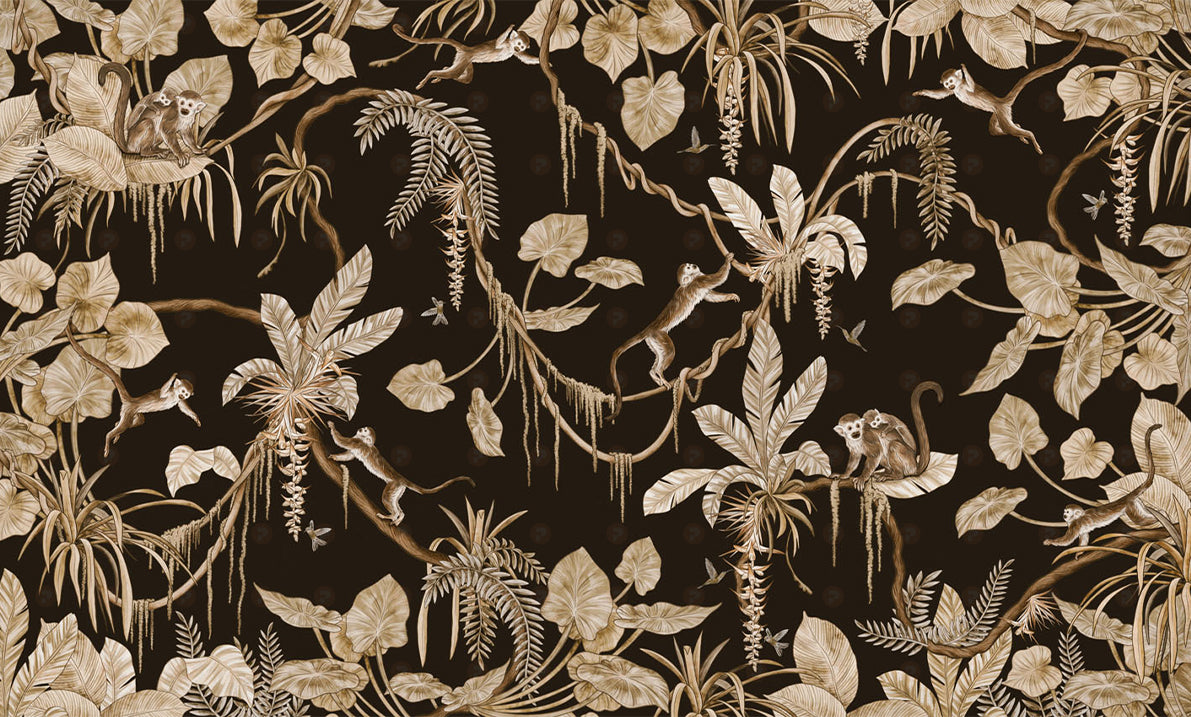 Playful Series | Monkey | Vintage Black