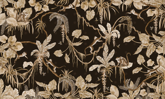 Playful Series | Monkey | Vintage Black