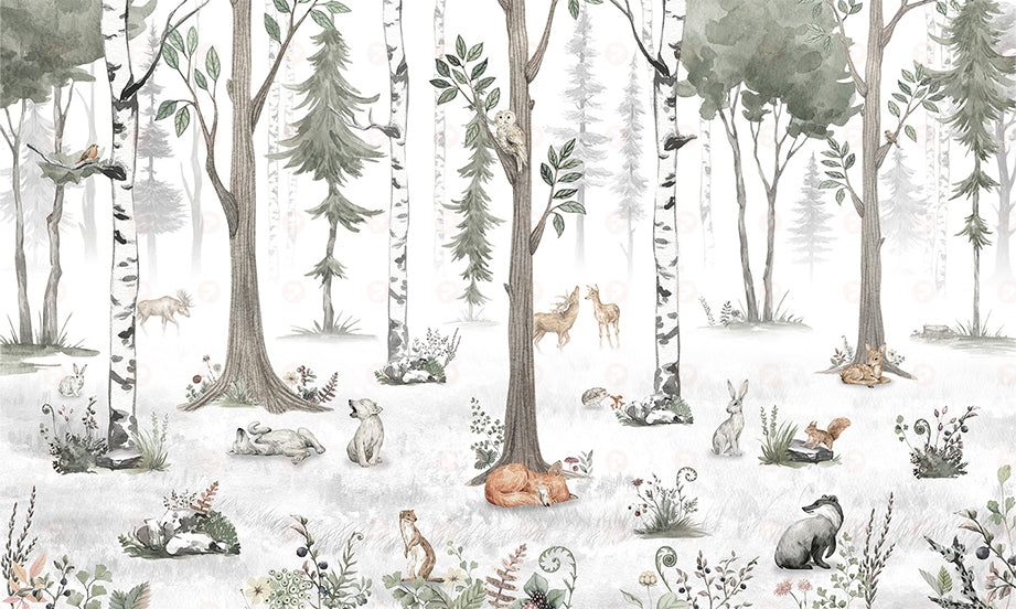 White Woodland