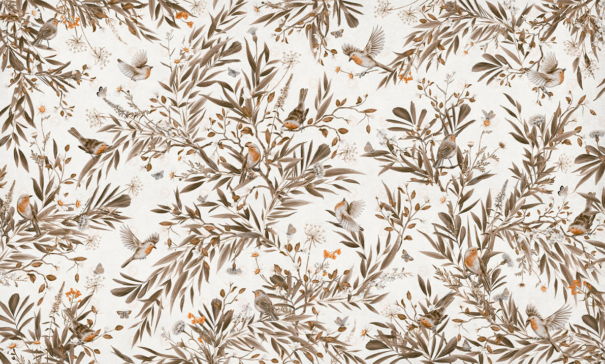 Playful Series | Robins | Vintage White