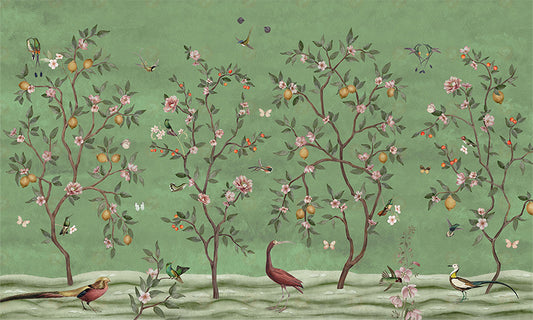 Lemon Tree Chinoiserie | Green