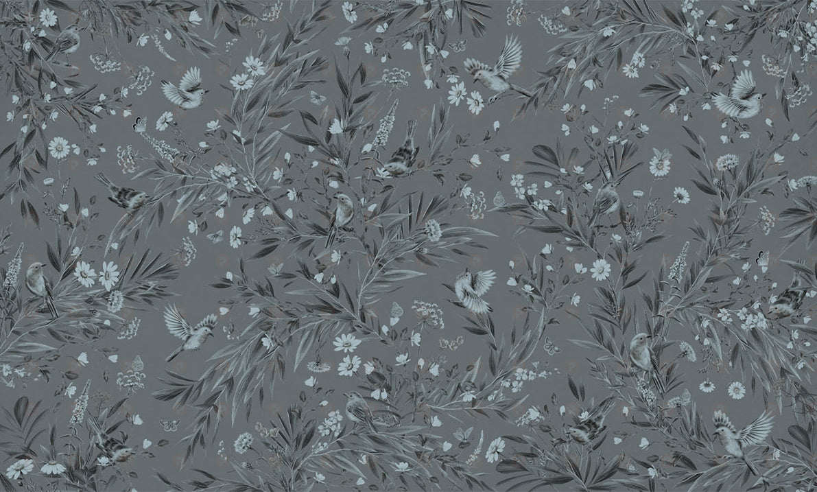 Playful Series | Robins | Mono Blue