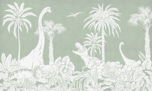 Monochrome Dino | Green