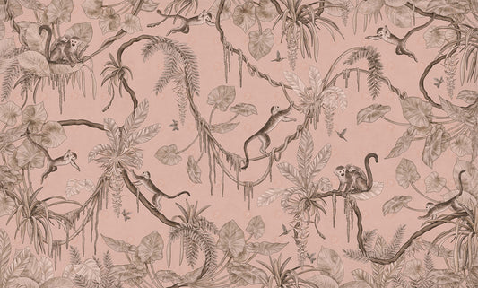 Playful Series | Monkey | Mono Pink