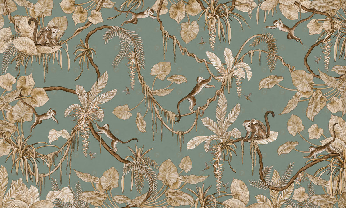 Playful Series | Monkey | Vintage Green