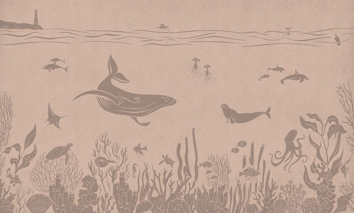 Monochrome Sea | Pink Vintage