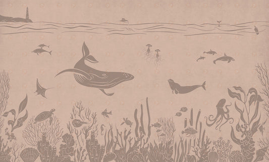 Monochrome Sea | Pink Vintage