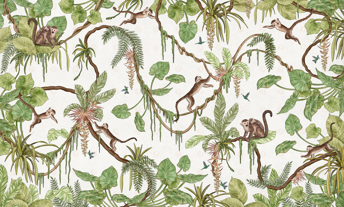 Playful Series | Monkey | White