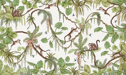 Playful Series | Monkey | White