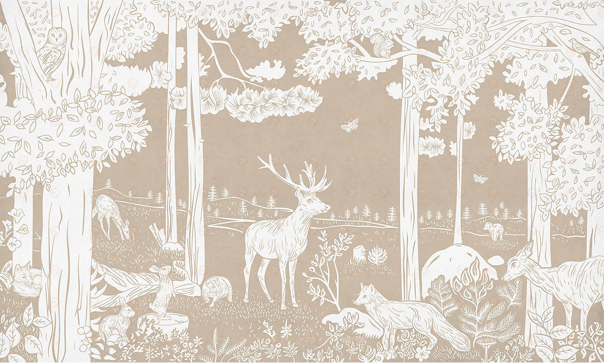 Monochrome Forest | Brown