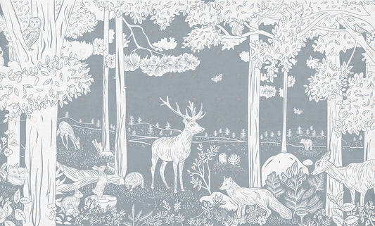 Monochrome Forest | Blue