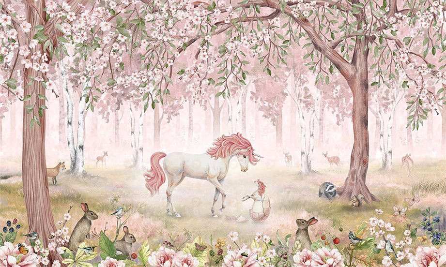 Pink Unicorn Forest