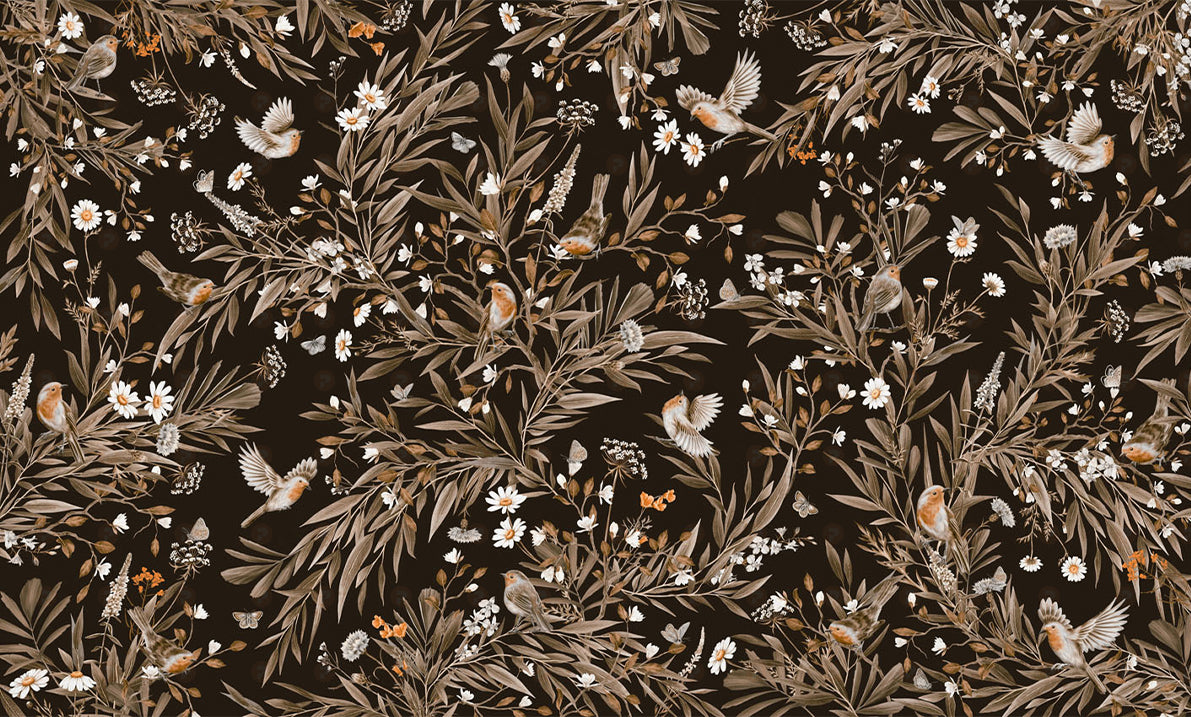 Playful Series | Robins | Vintage Black