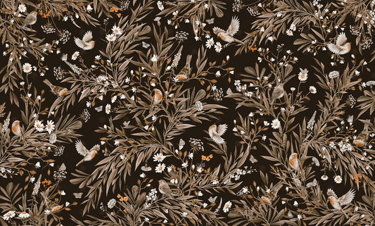 Playful Series | Robins | Vintage Black