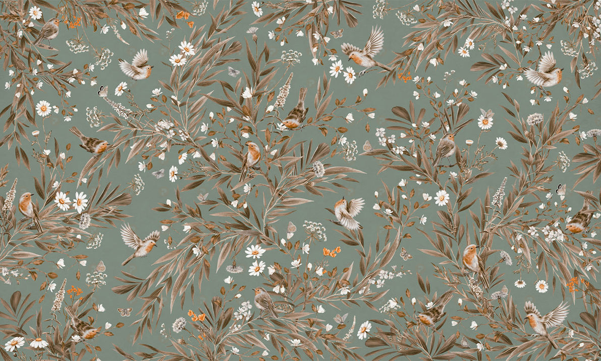 Playful Series | Robins | Vintage Green