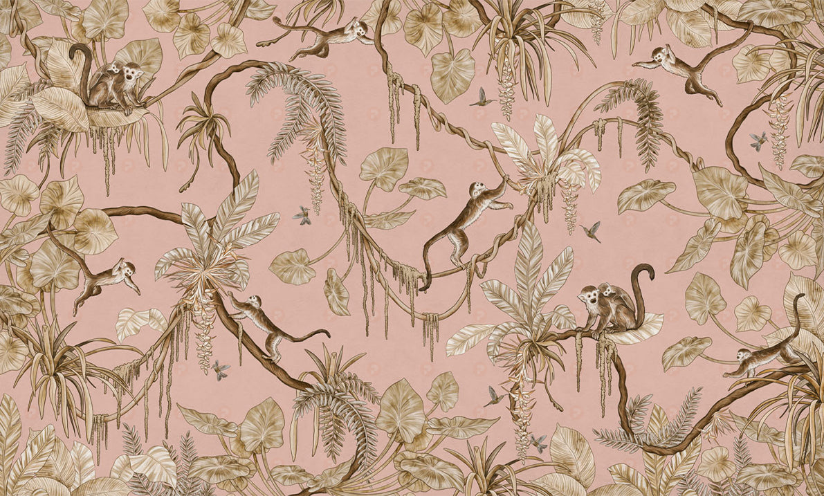 Playful Series | Monkey | Vintage Pink