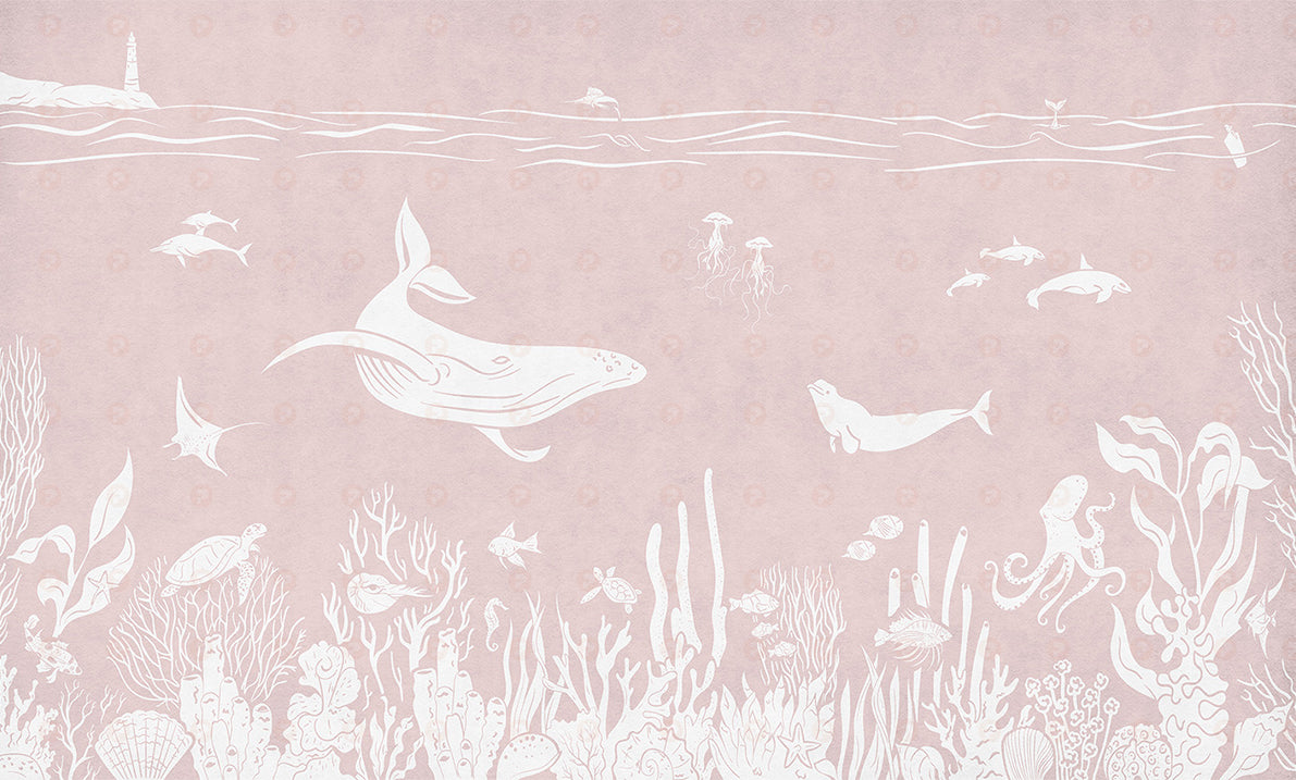 Monochrome Sea | Pink